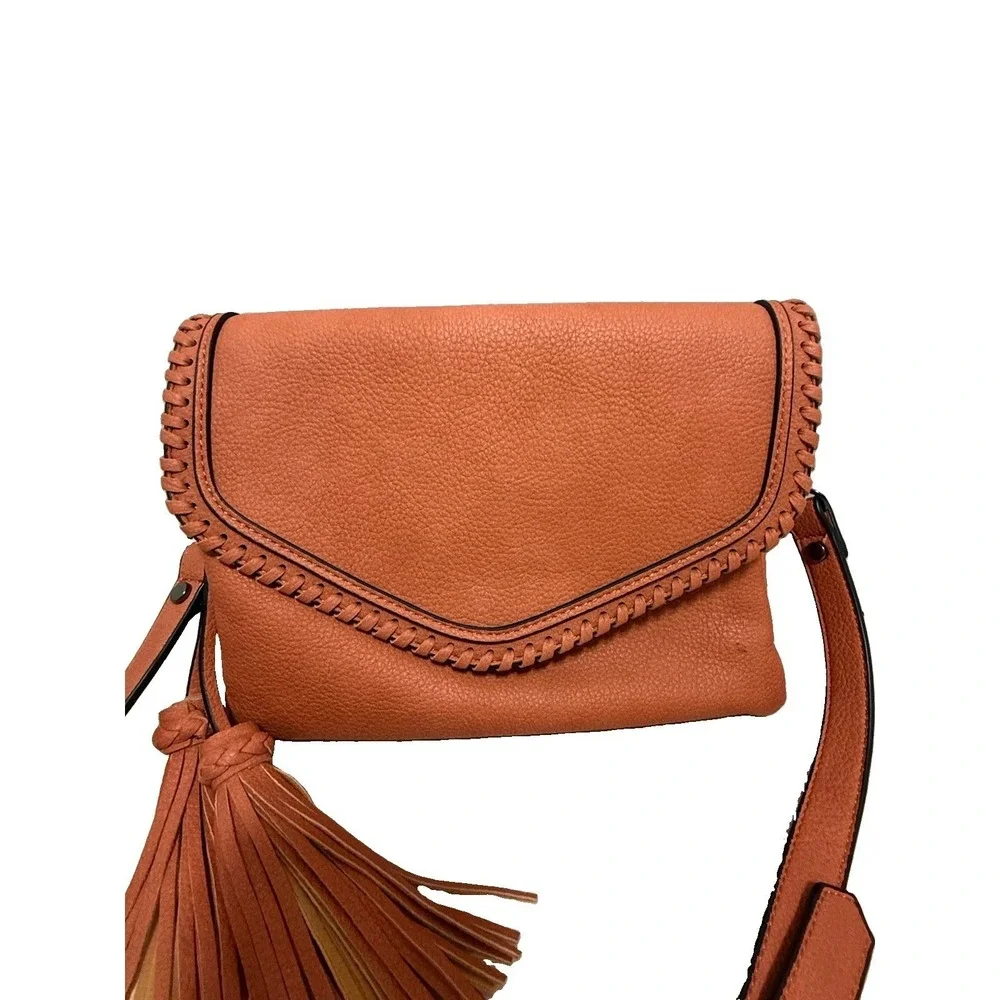 Jen & Co Sloane‎ Flapover Crossbody with Tassel